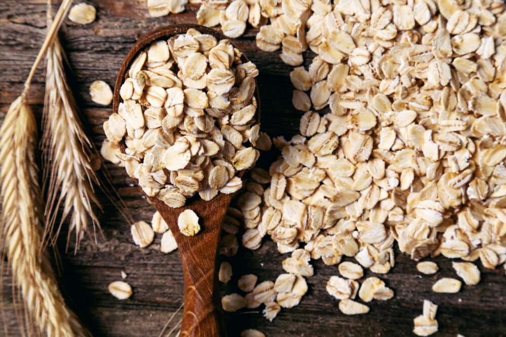 Heap of oats