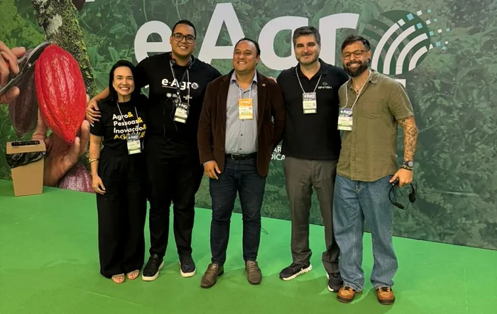 Erika Segovia, Carlos Lima, Evandro Cássio, Leonardo Alvarenga e Johnny Laranjeira. Foto- Fernando Arantes