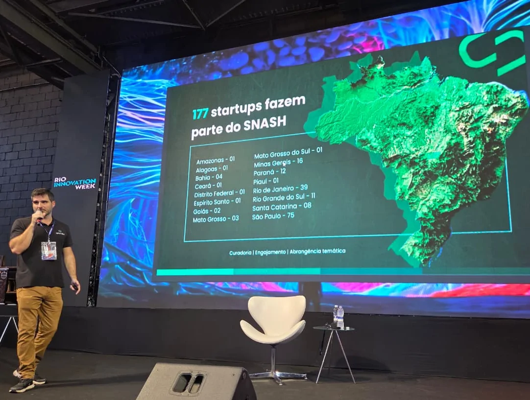 SNASH ministra palestra e leva quatro startups da sua Rede ao Rio Innovation 2026