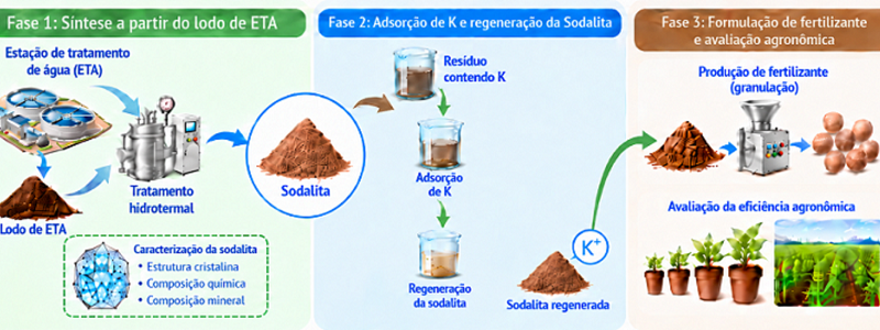 Parceria Embrapa-Sabesp transforma lodo de tratamento de água em fertilizante de liberação lenta